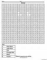 Coloring Squared Pixel Division Disney Pages Math Color Basic Number Anna Donkey Kong Printable Frozen Mario Elsa Worksheet Numbers Princess sketch template