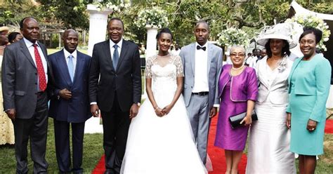 photo  video uhuru kenyatta attends ngilu sons wedding kenyan daily post