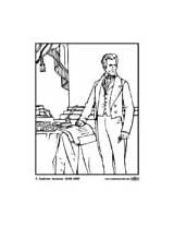 Coloring Pages Andrew Jackson sketch template
