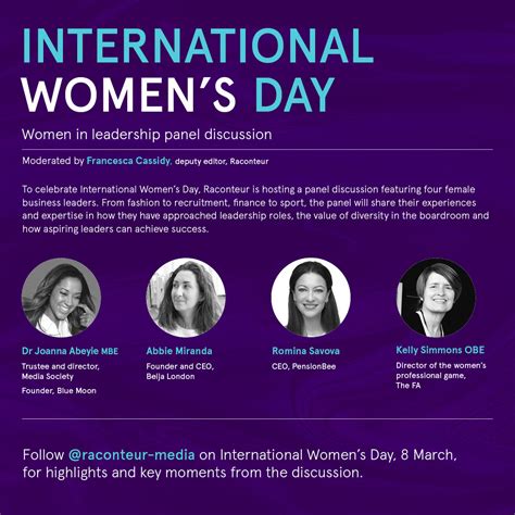 International Women S Day 2022 Female Leadership Panel Posts