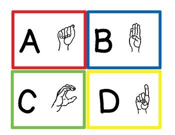 printable asl alphabet sign language alphabet flash kindergarten