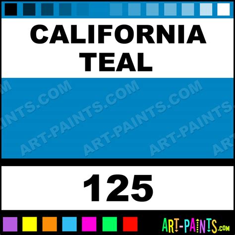 california teal transparent airbrush spray paints  california
