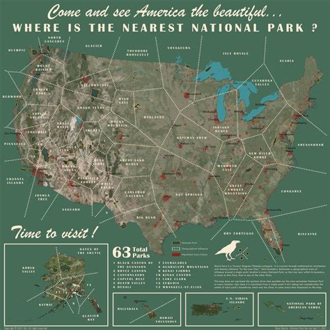 closest national park map