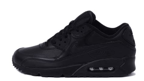 Nike Air Max 90 Triple Black Leather Where To Buy 537384 090 The