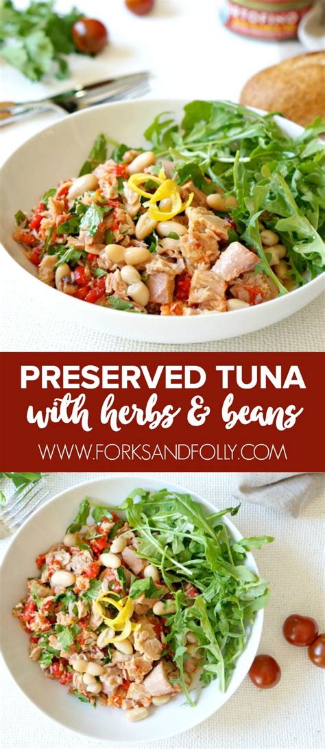 Italian Style Preserved Tuna Recipe With Herbs And Beans