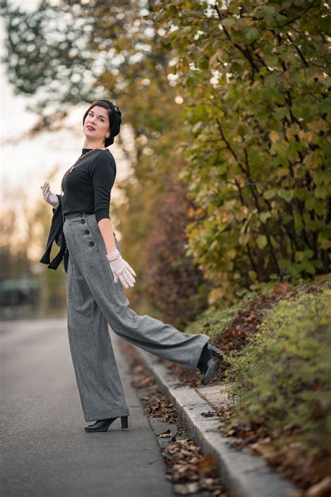 For Office And Everyday Life The 1940s Swing Trousers By Vivien Of