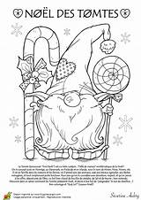 Tomtes Suedois Lutins Gnome Noël Hugolescargot Lutin Aubry Visiter Coloriages Partager sketch template