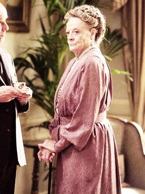maggie smith as violet crawley the dowager countess of grantham in