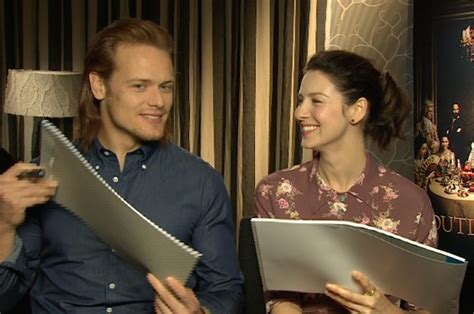 Outlander Stars Sam Heughan And Caitriona Balfe Reveal Just How Well