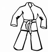 Coloring Pages Karate Taekwondo Uniform Kid Drawing Color 43kb 653px Getcolorings Clipartmag Tkd sketch template