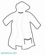 Raincoat Coloring Pages Kids sketch template