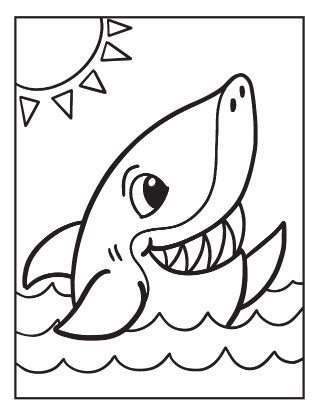 printable shark coloring pages home design ideas