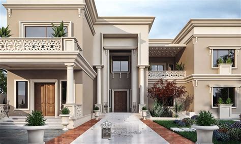 residential classic villa exterior design