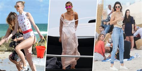 15 Celebrity Beach Outfit Ideas For Summer 2017 What To