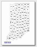 Indiana Map County Printable Maps Cities Outline State Labeled Printables Waterproofpaper Print Names Choose Board sketch template