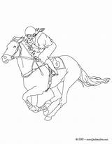 Jockey Caballos Galloping Caballo Jinete Carreras Pferd Hellokids Galope Carretas Rider Colorier Realistic Paintingvalley Misti Pferderennen Equitation Galop Olympics sketch template