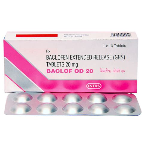 baclof od  tablet  price  side effects composition apollo pharmacy