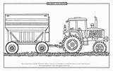 Tractor Printable Ecoloringpage sketch template