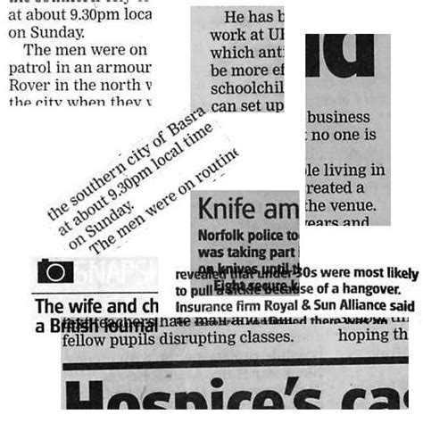 newspaper cut outs brushes  xcreep  deviantart