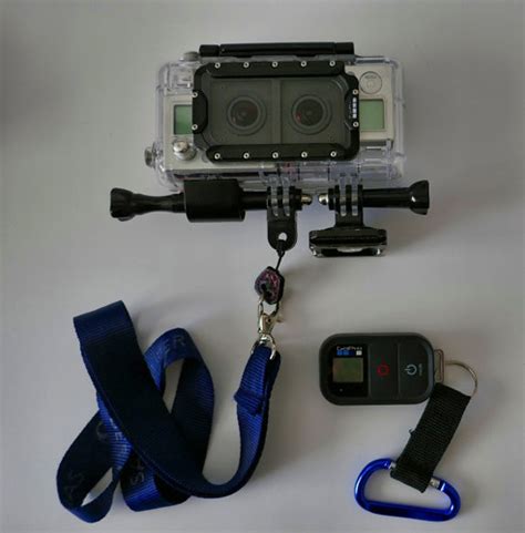 gopro dual hero system housing  extraordinary  camera rig  stereoscopy blog