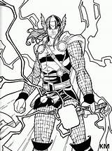Thor Pintar Loki Coloriage Jamiefayx Coloriages Comics Ausmalbilder Spiderman Pegar Recortar Láminas Heros Reillybrown sketch template