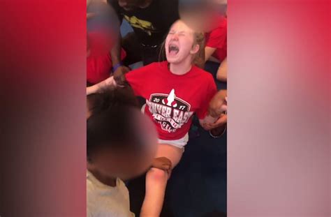 cheerleader forced to do splits in horrific viral video speaks out