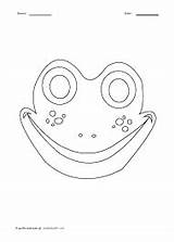 Frog sketch template