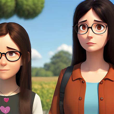 Pixar Cover Two Women One With Long Brown Hair Without Glasses