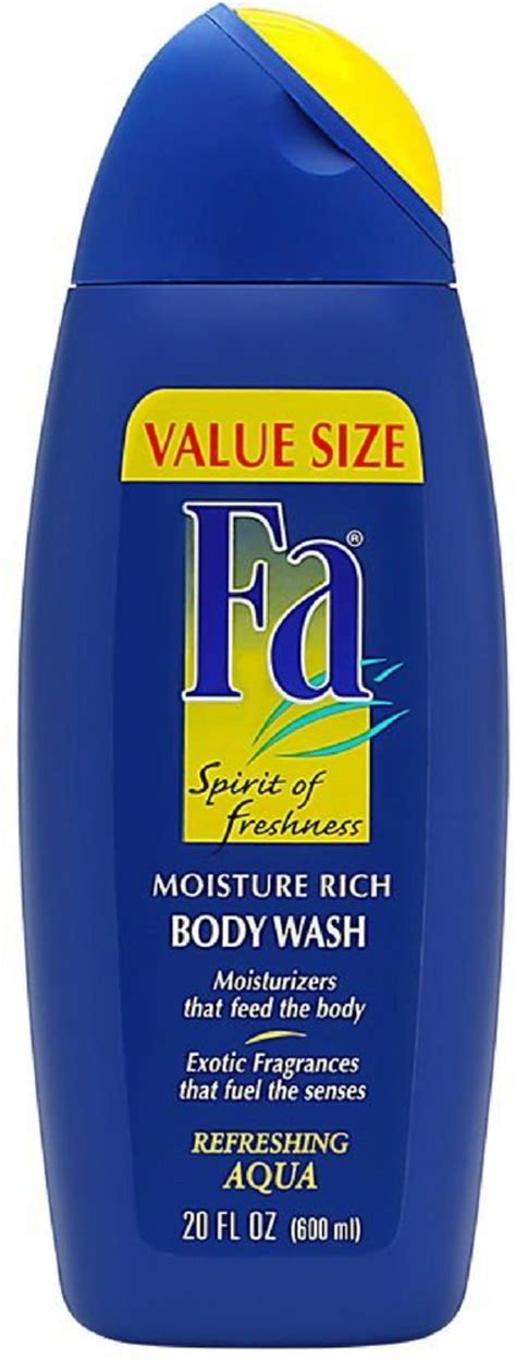 fa moisture rich body wash refreshing aqua  oz walmartcom