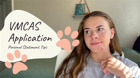 vmcas personal statement tips vet school applicants youtube