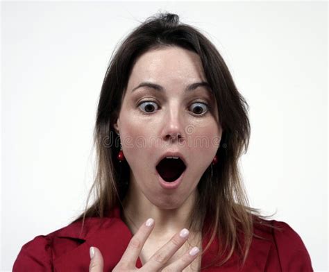 girl  mouth open stock photo image  surprise mouth