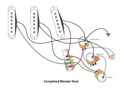 standard stratocaster wiring