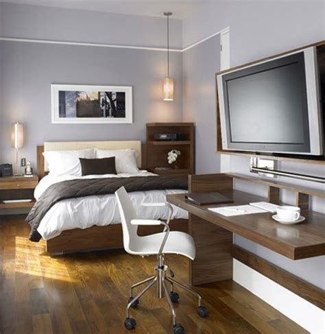 masculine bedroom  office design homemydesign