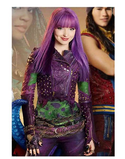 Descendants Costumes Mal Leather Jacket The Genuine Leather