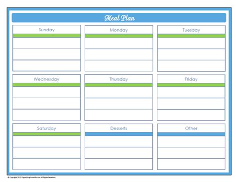 meal planning calendar  top rated diets advanced glycation
