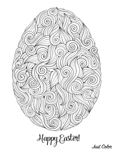 easter egg  olga kostenko easter adult coloring pages