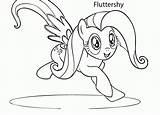 Coloring Fluttershy Pages Printable Pony Little Filly Fun Popular Library Clipart Coloringhome Comments sketch template