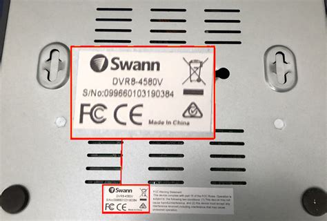 find  swann model number securitycamcentercom