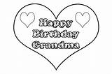 Happy Granny Freecoloring sketch template