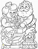 Coloring Pages Claus Santa Mrs Sheet Divyajanani sketch template