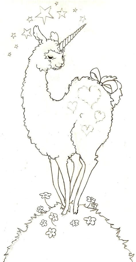 llamacorn coloring pages    coloring pages colouring
