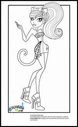 Monster High Coloring Pages Scaris Colouring Travel Sheets Demew Catrine Ministerofbeans Värityskuvia Printables Coloringpages Printable Dolls sketch template