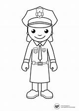 Police Coloring Community Pages Woman Officer Printable Helpers Crafts Kids Template Boyama Helper Printables Colouring Want Color Preschool Doctor Kitapları sketch template