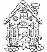 Gingerbread Coloring Pages House Holiday Print Color Christmas Kids Printable Printables Colouring Sheets Preschool Worksheets Sheet Houses Education Parents Warm sketch template