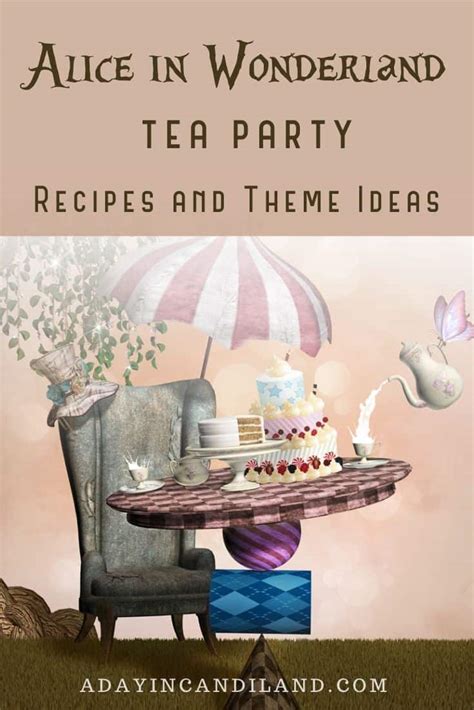 alice  wonderland tea party ideas  day  candiland