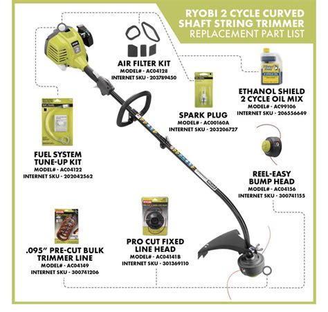 Ryobi 2 Cycle Gas Curved Shaft String Trimmer With A Full Crank Engine
