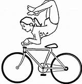 Acrobat Fahrrad Akrobat Ausmalbilder Zirkus Kleurplaten Bicicleta Acrobats Coloringbay Kolorowanka Acrobaat Fiets Ausmalbild Kolorowanki Op Kleurplaat sketch template