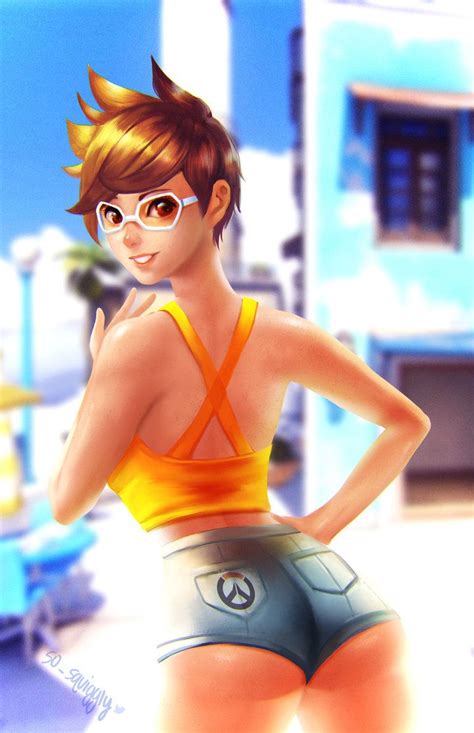 do not sexualize the tracer she is pure waifu overwatch