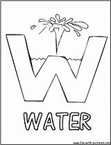 Water Coloring Pages Letter Drinking Drop Colouring Pollution Preschool Pencil Drawing Color Activities Getcolorings Printable Print Paintingvalley Preschoolers Kindergarten Conservation sketch template