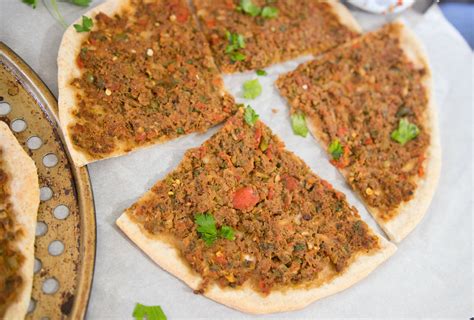 Lahmajoun Turkish Pizza Kravings Food Adventures